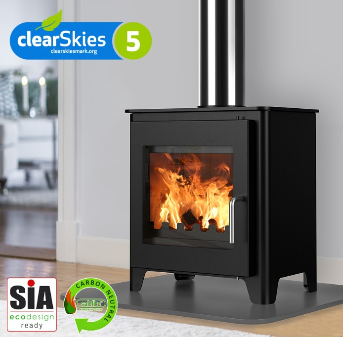 Saltfire ST1 Vision 5kW Logburner