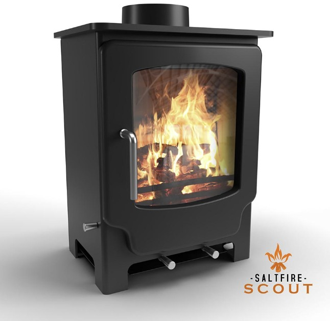 Saltfire Scout multifuel wood stove 4.3kW